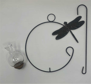 Dragonfly Crescent Hanging Vase