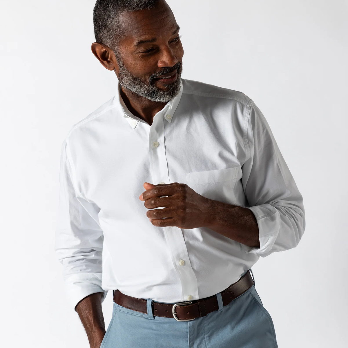 Duck Head Morris Solid Cotton Oxford Sport Shirt