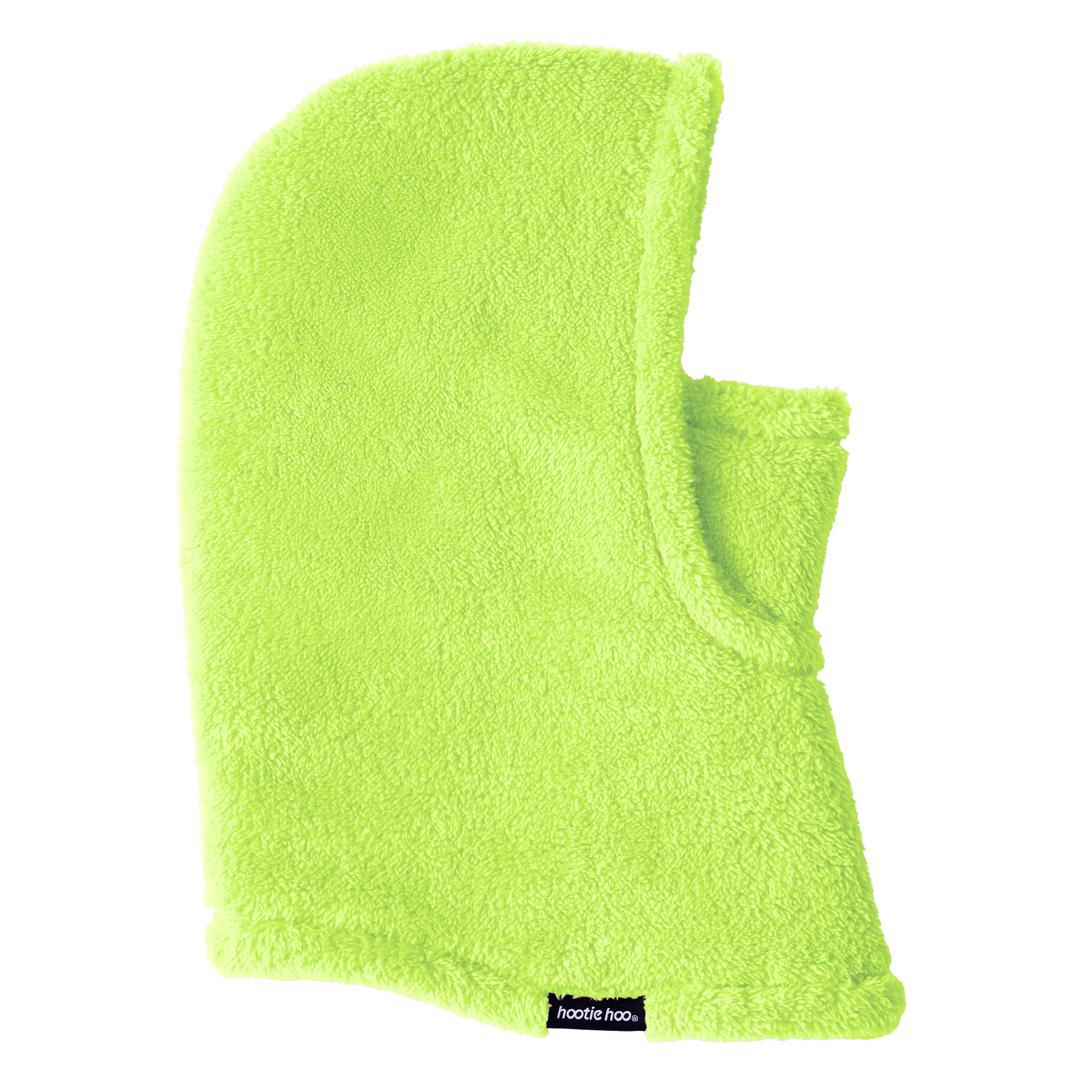 Kids Kozy Fleece Hood - Lime by Hootie Hoo