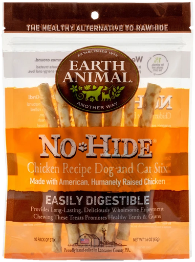 Earth Animal No Hide Twists Chicken Small 10pk