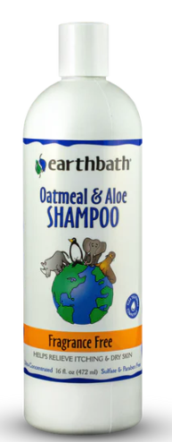 Earthbath Oatmeal & Aloe Shampoo Fragrance Free 16oz