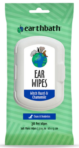 Earthbath Ear Wipes 30 ct