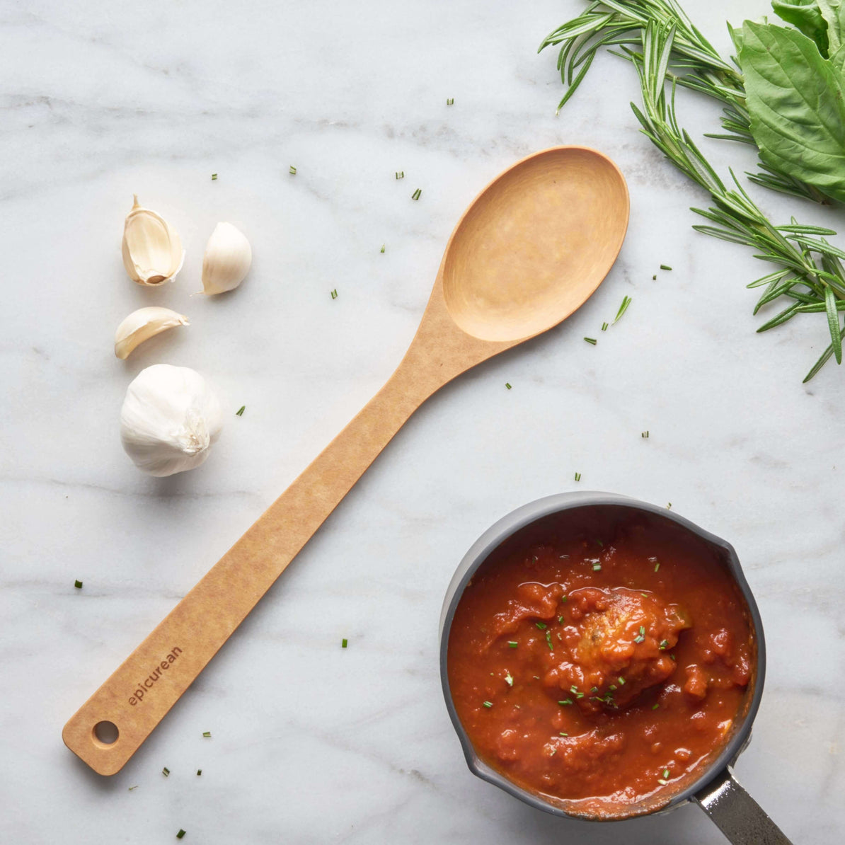 Utensil Kitchen Series Large Spoon Natural by Homeportonline