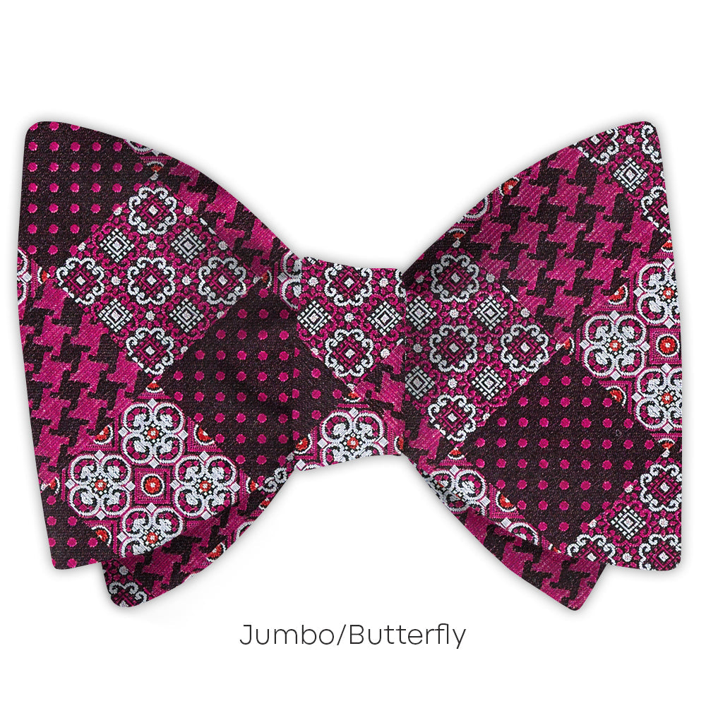 Ellis Square Pink - bow ties