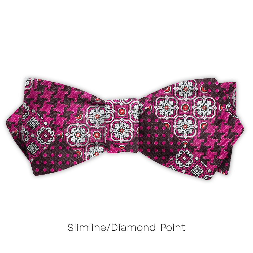 Ellis Square Pink - bow ties