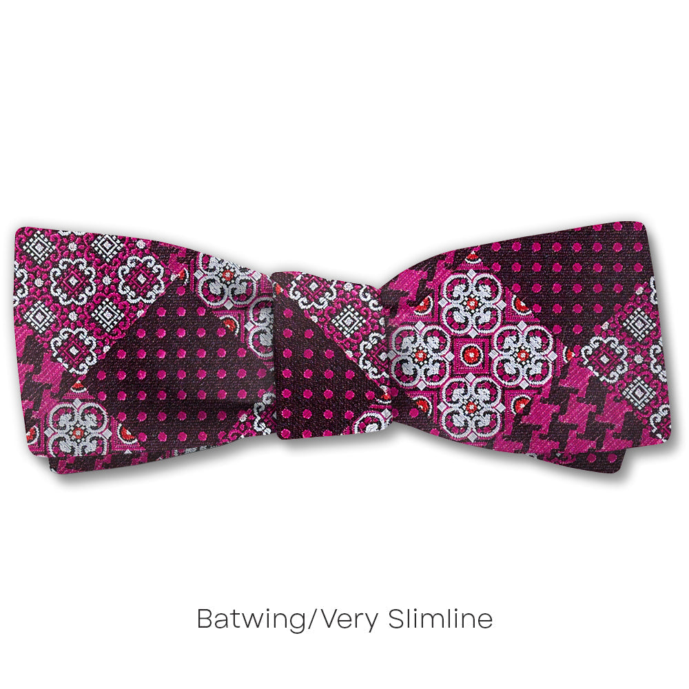 Ellis Square Pink - bow ties