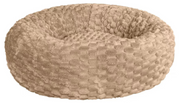 Ethical Pet Sleep Zone Flannel Round Bed Tan 18"