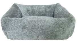 Ethical Pet Faux Fur Rectangle Bed Teal 24"