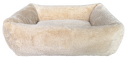 Ethical Pet Faux Fur Rectangle Bed Ivory 20"