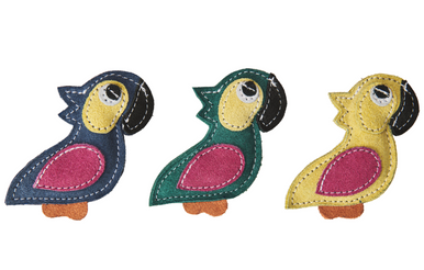 Ethical Dura-Fuse Leather Parrot/nip assorted