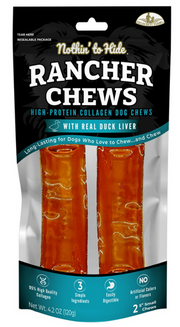Nothin' to Hide Rancher Chew Duck 2pk 5"