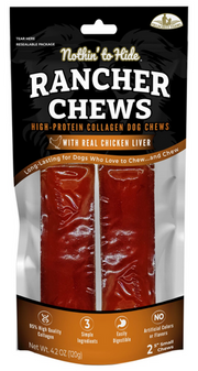 Nothin' to Hide Rancher Chew Chicken 2pk 5"