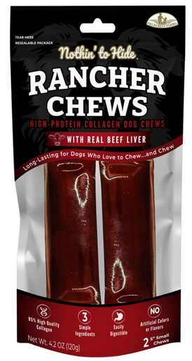 Nothin' to Hide Rancher Chew Beef 2pk 5"