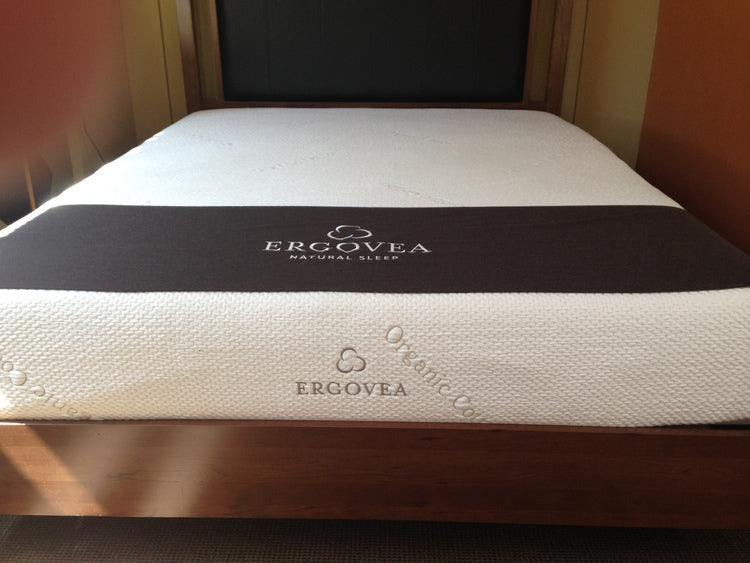 Ergovea Valencia Organic Mattress on Bedframe