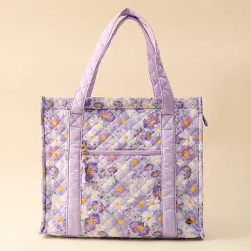The Everyday Quilted Tote Bag
