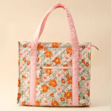 The Everyday Quilted Tote Bag