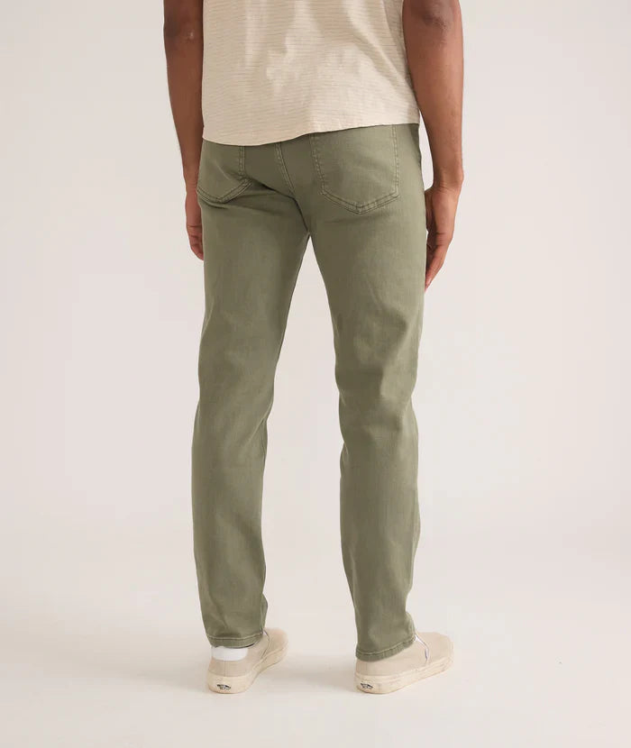 Marine Layer 5 Pocket Athletic Fit Twill Pant by Harbour Thread