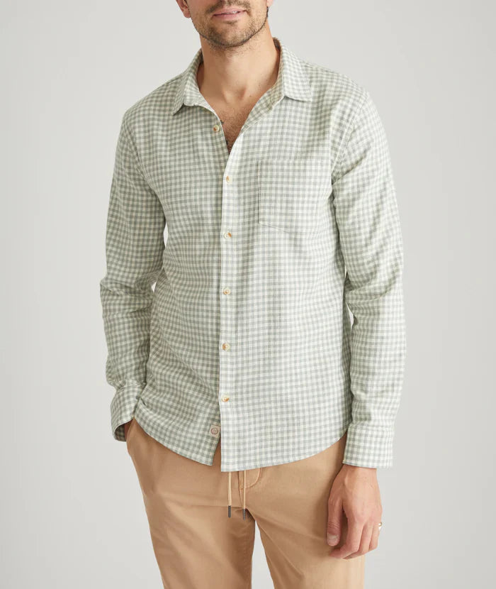Marine Layer Stretch Selvage Long Sleeve Shirt by Harbour Thread