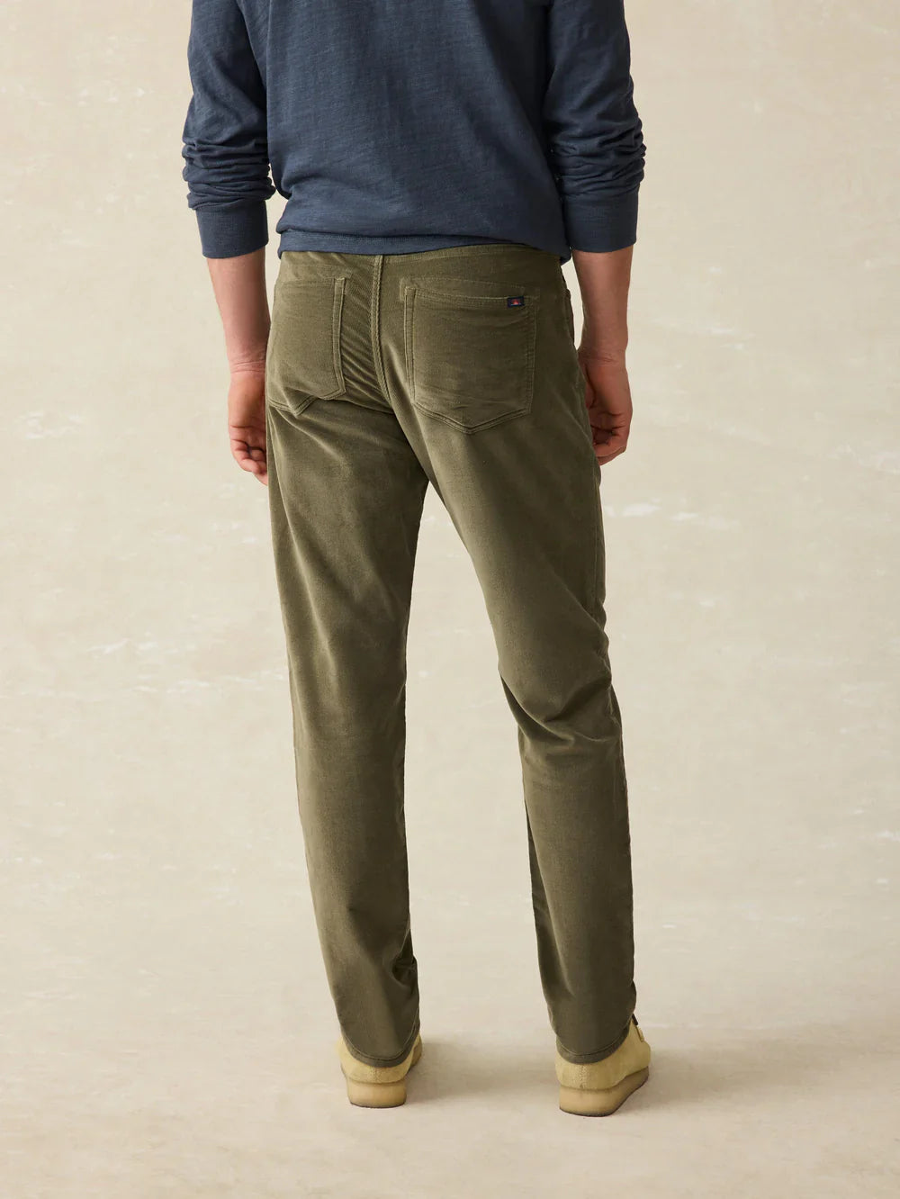 Faherty Stretch Terry Corduroy 5-Pocket Pant by Harbour Thread