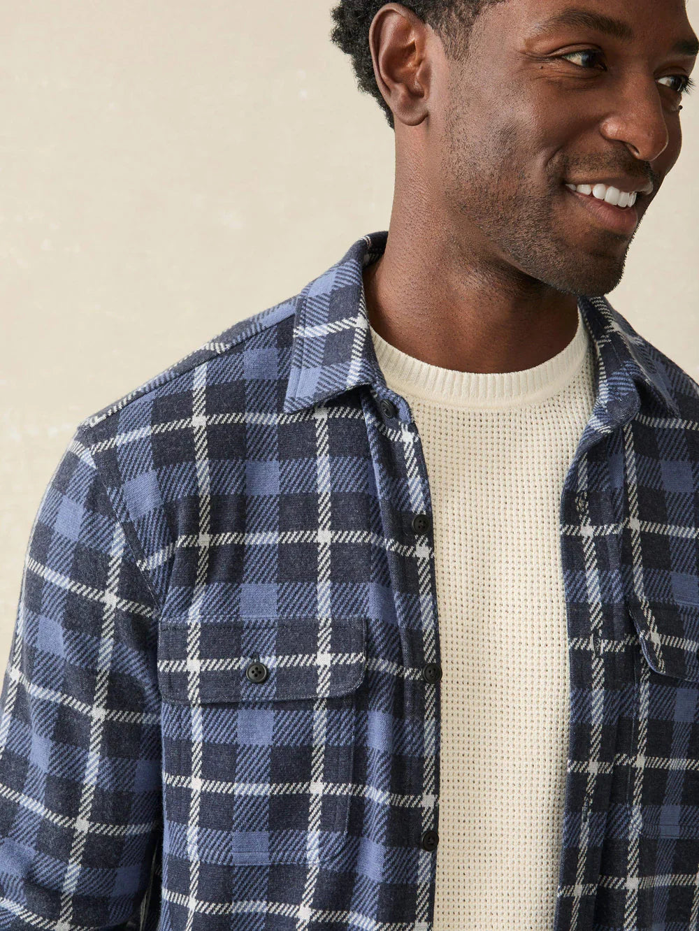 Faherty Men's Legend Sweater Shirt by Harbour Thread