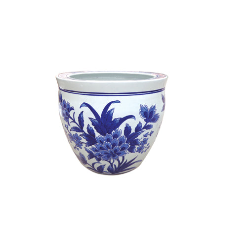 Bouquet Porcelain Planter 8in by Homeportonline