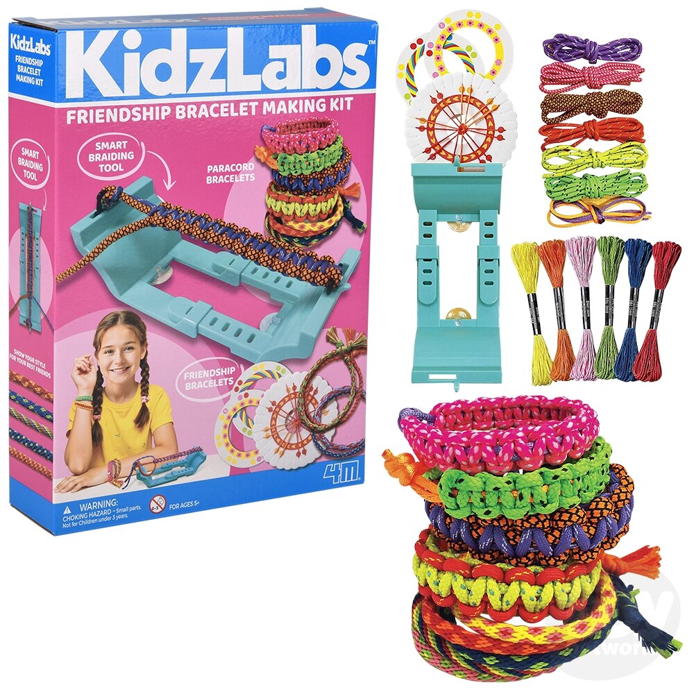 4M KidzLabs Friendship Bracelet by Homeportonline