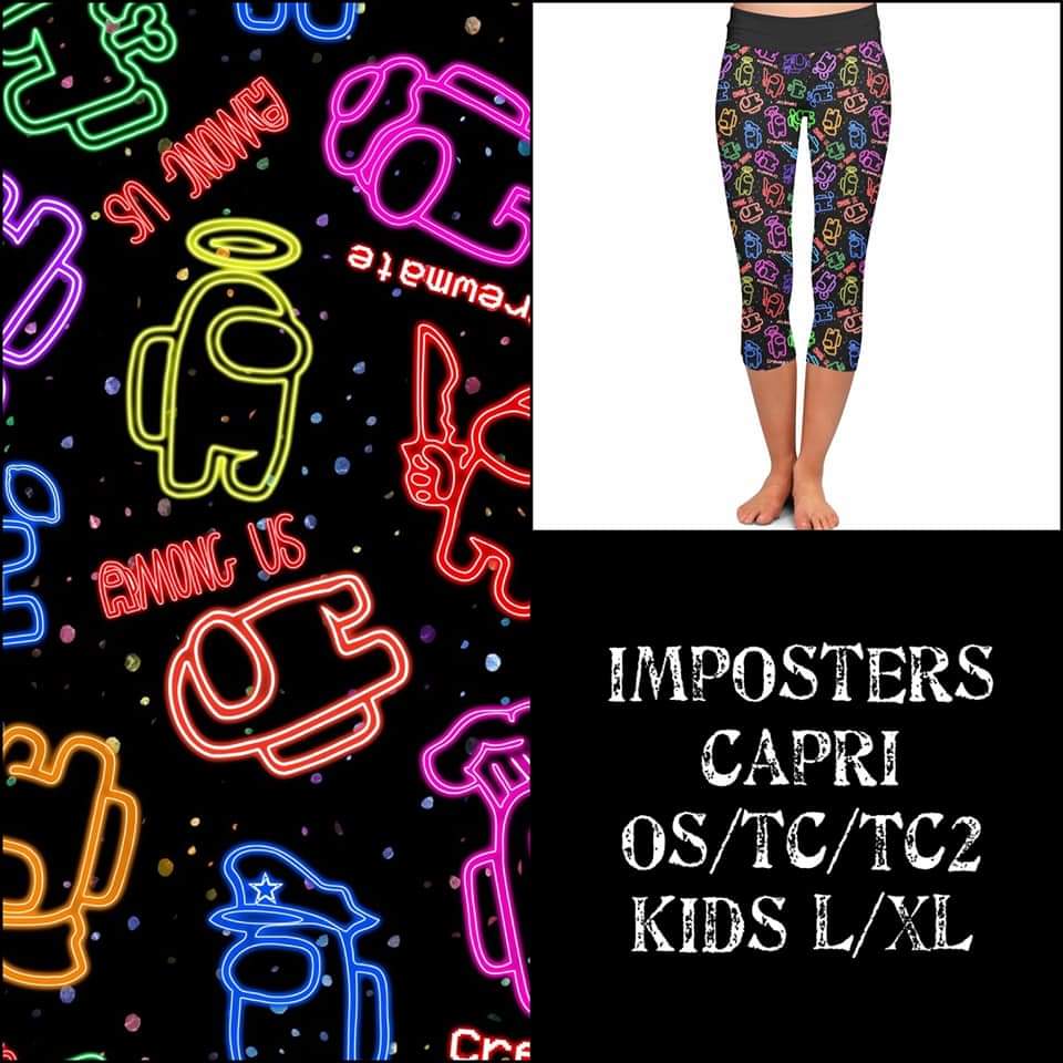 Imposters Capri l Length Leggings by SidePony Boutique