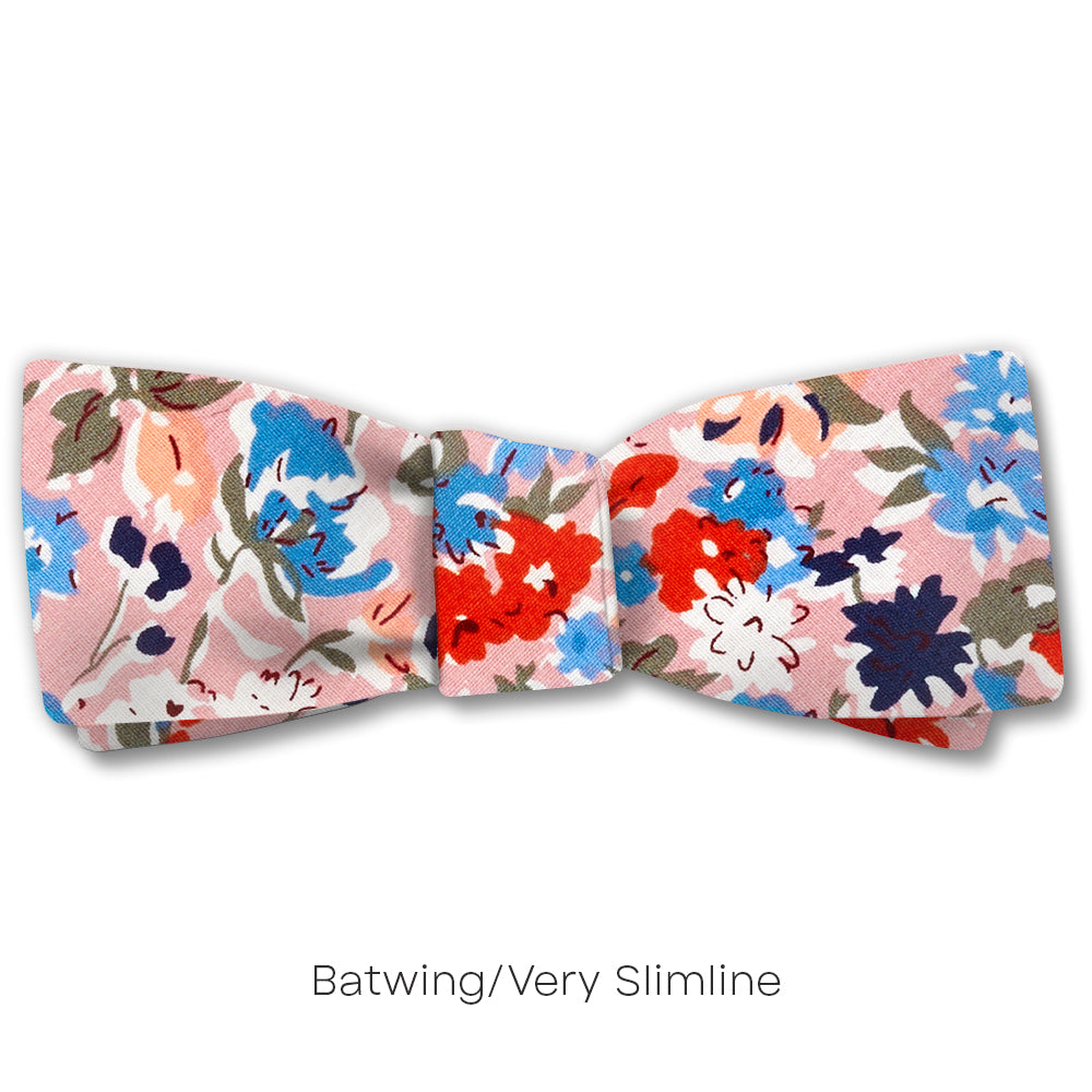 Farm Flower Pink - bow ties