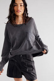 Free People Fade Into You Long Sleeve Tee by Harbour Thread