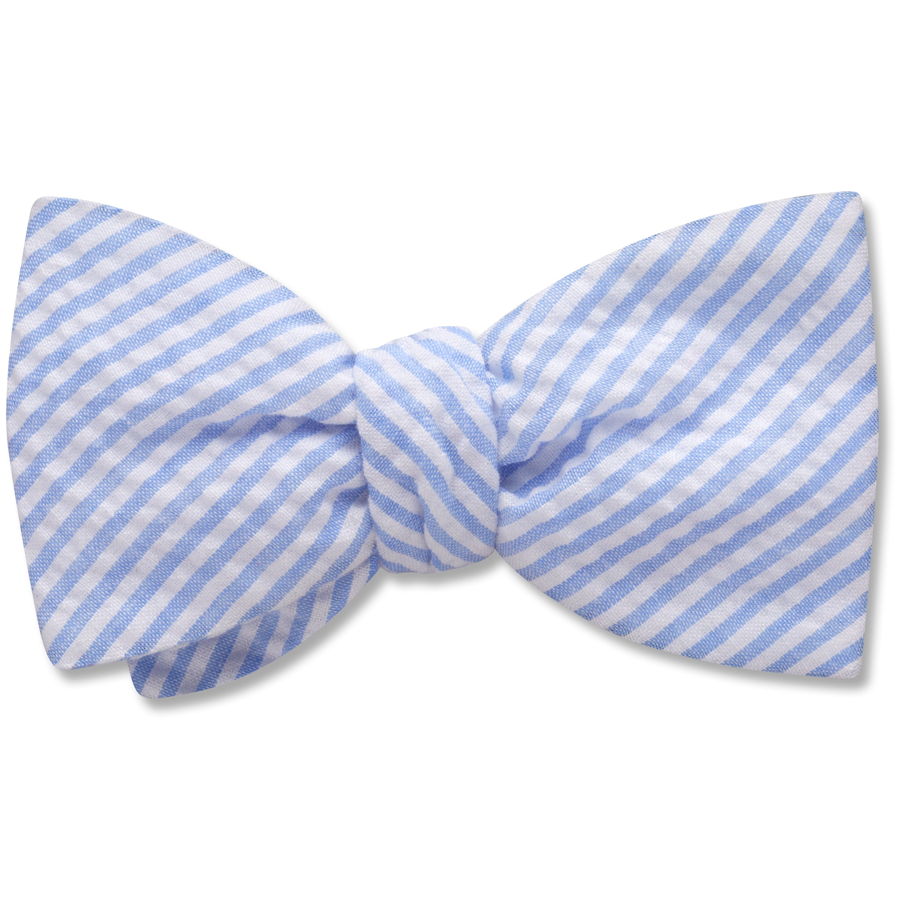 Blue Seersucker - bow ties