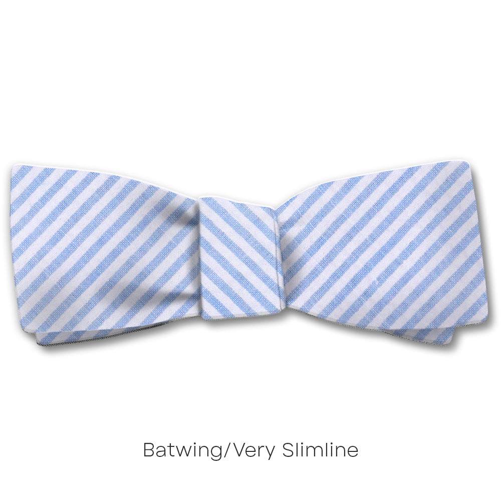 Blue Seersucker - bow ties