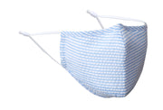Fleming Seersucker Face Mask