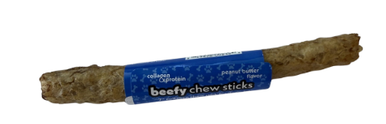 Frankly Collagen Beefy Chew Stick Peanut Butter 7"