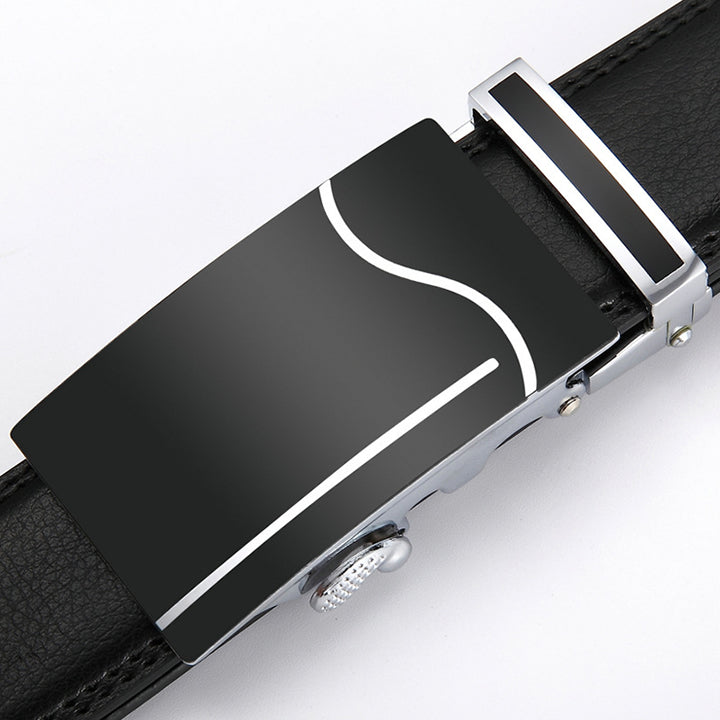 Fuller Black Leather Belt
