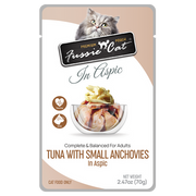 Fussie Cat Premium Tuna w/ Small Anchovies Pouch 2.47oz