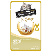 Fussie Cat Premium Chicken in Gravy Pouch 2.47oz