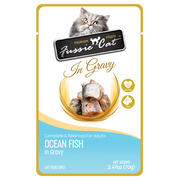 Fussie Cat Premium Ocean Fish in Gravy Pouch 2.47oz
