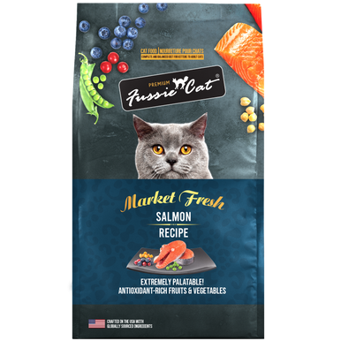 Fussie Cat Market Fresh Salmon Formula Dry Cat Food 10lb