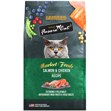 Fussie Cat Market Fresh Salmon & Chicken Formula Dry Cat Food 3.5lb