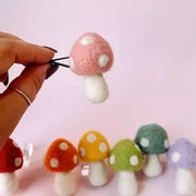 Felt Mushroom Car Vent Clip