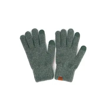 C.C. Heather Plain Knit Gloves