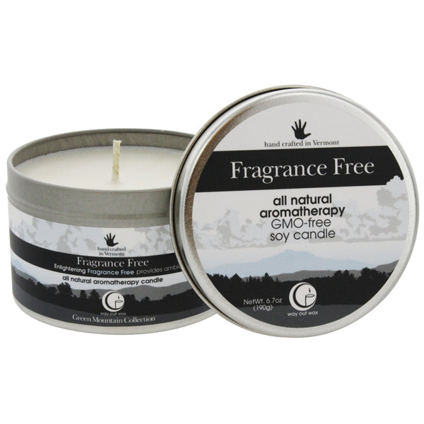Fragrance Free - Medium Travel Tin by Way Out Wax