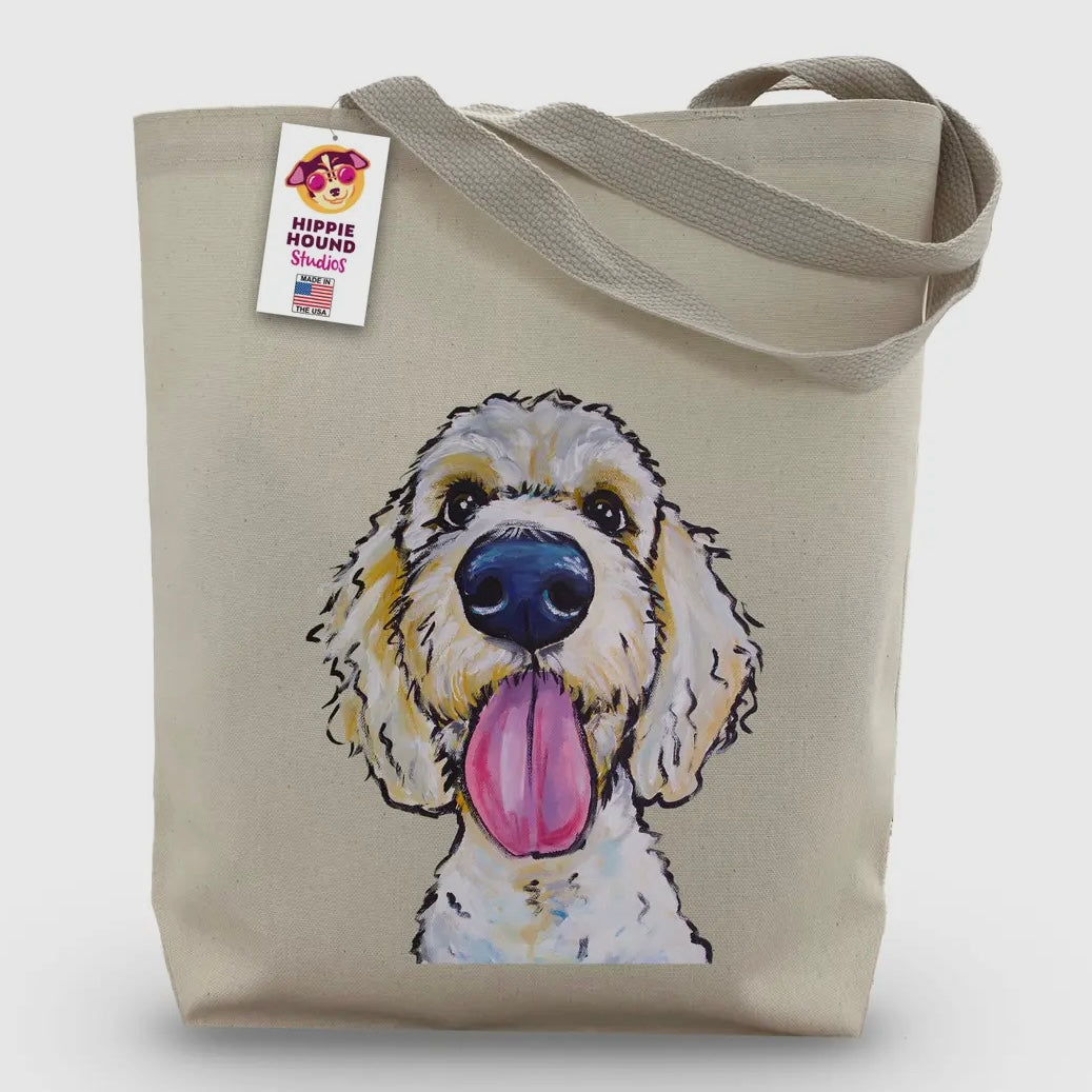 Hippie Hound Tote Bag