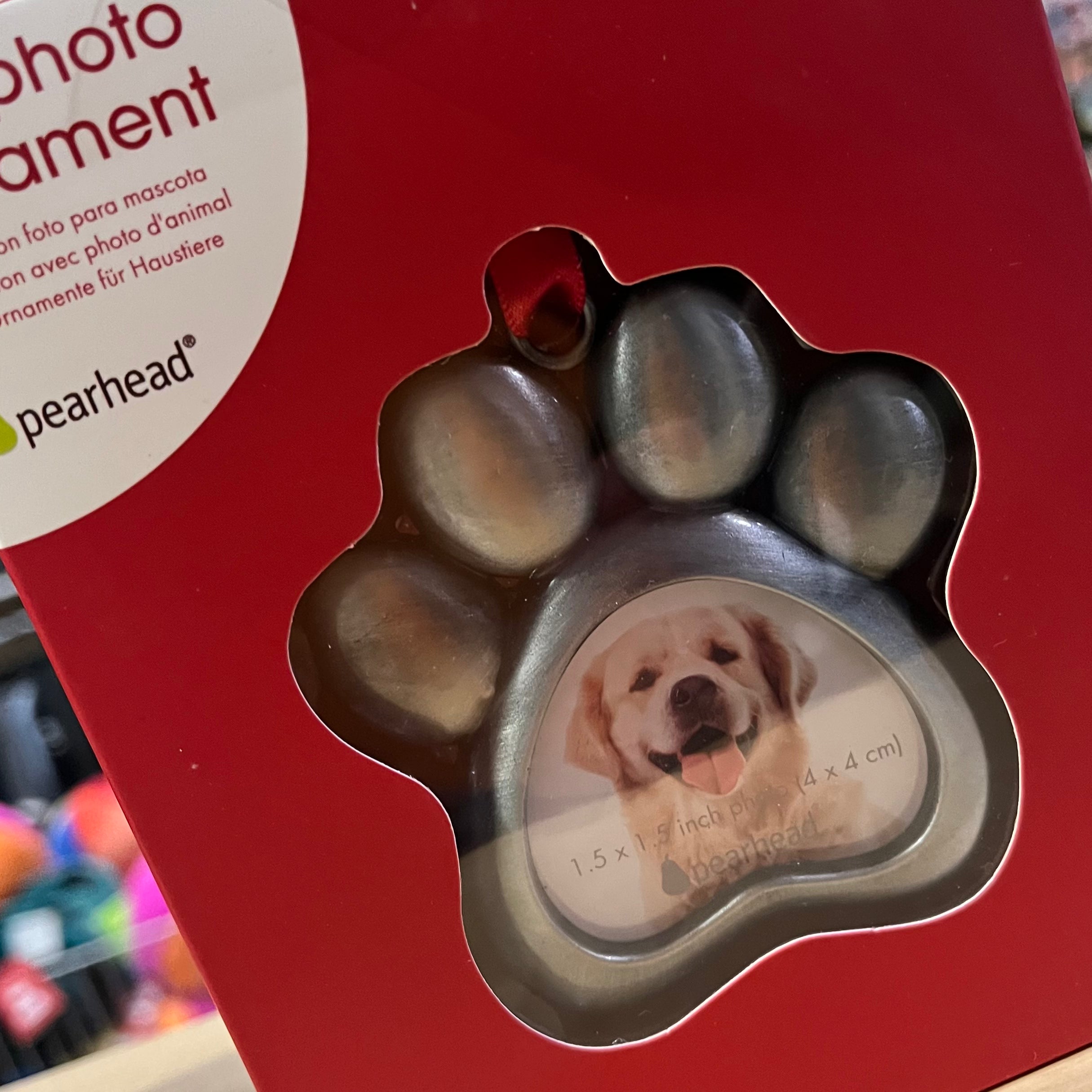Pearhead Pet Photo Ornament