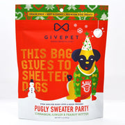 GivePet Holiday Pugly Sweater Dog Treats