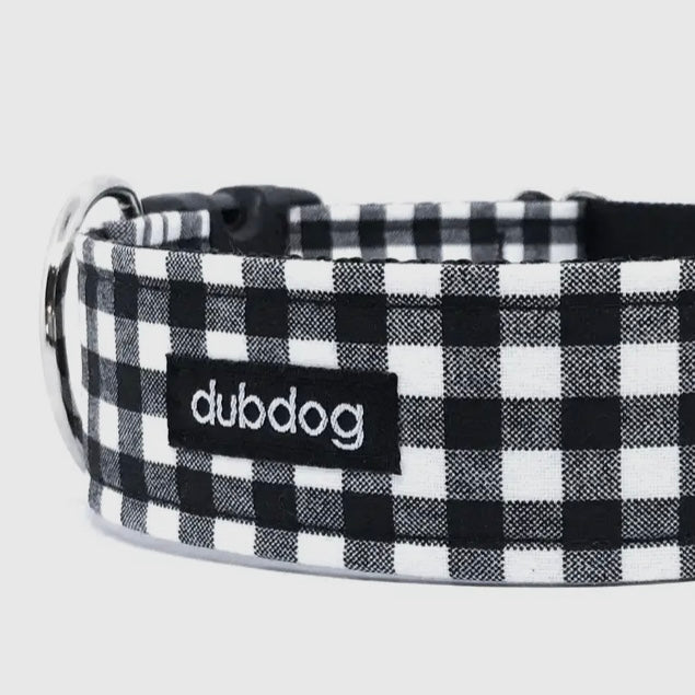 Dubdog Designs "Classic Check" Bow Tie Collar