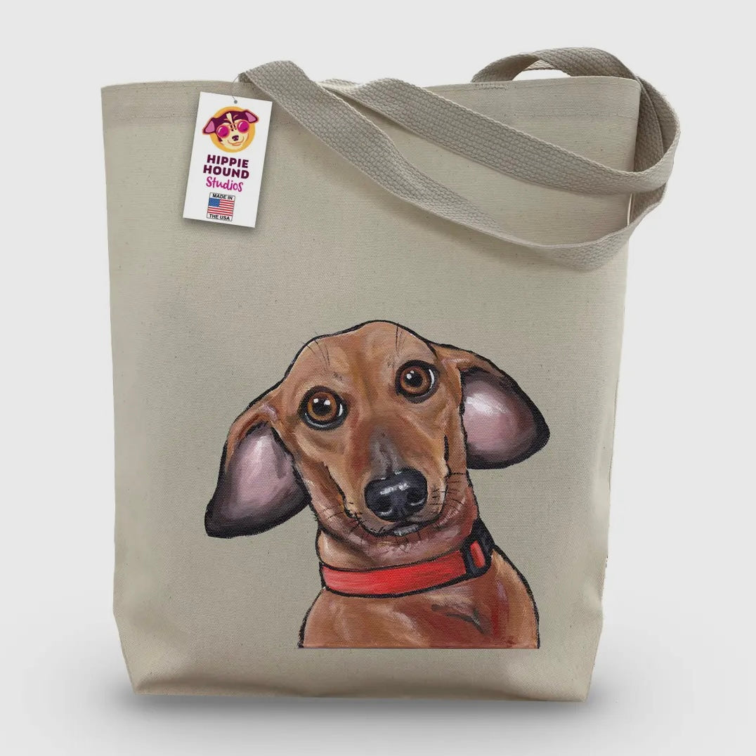 Hippie Hound Tote Bag
