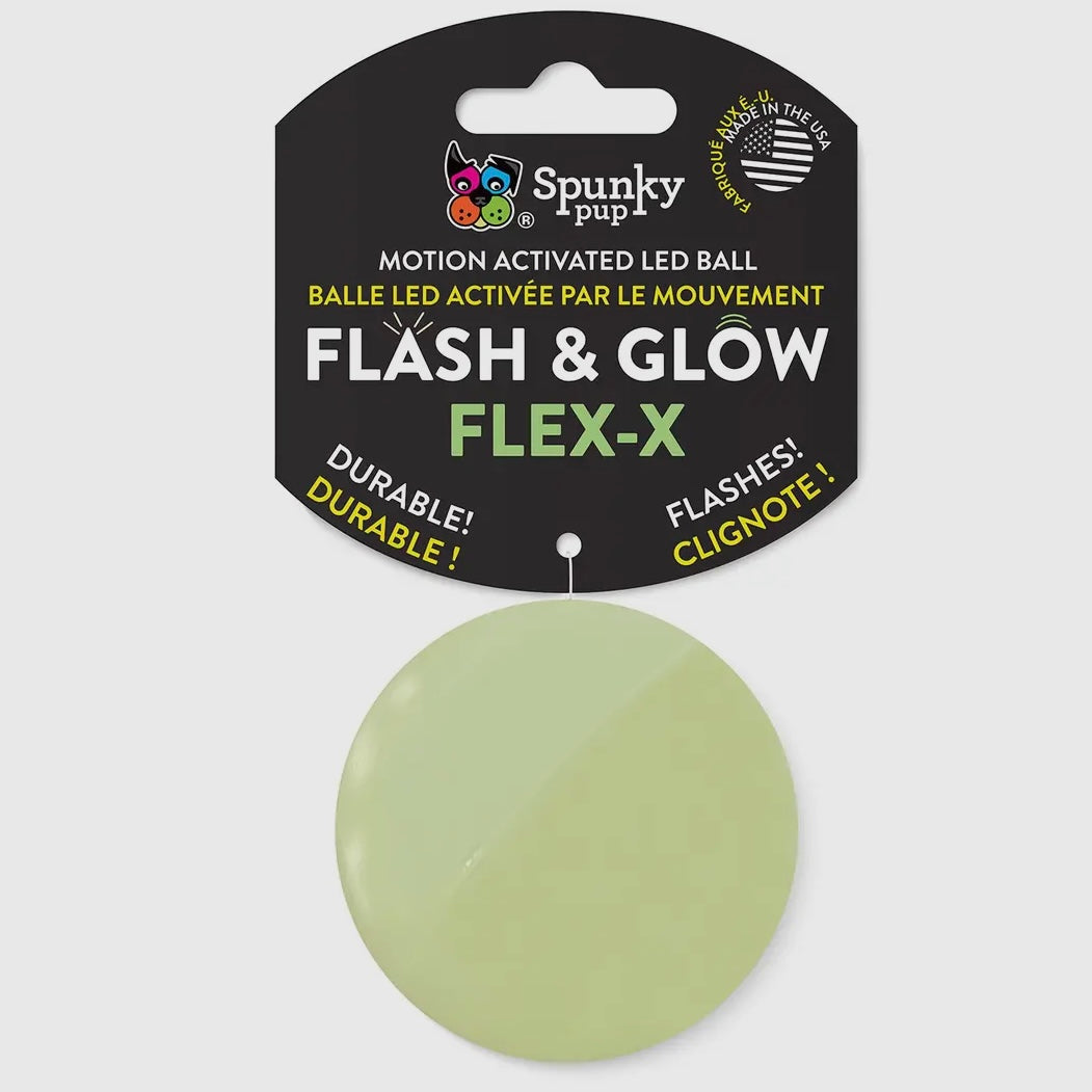Spunky Pup Flash & Glow LED Flashing Ball