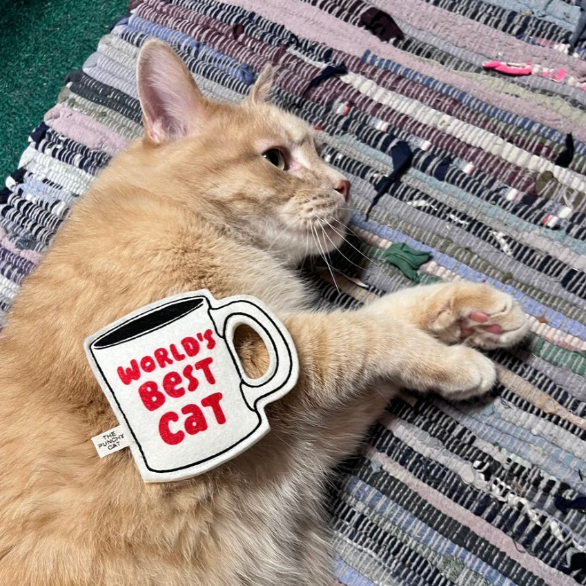 Punchy Cat World's Best Cat Catnip Mug