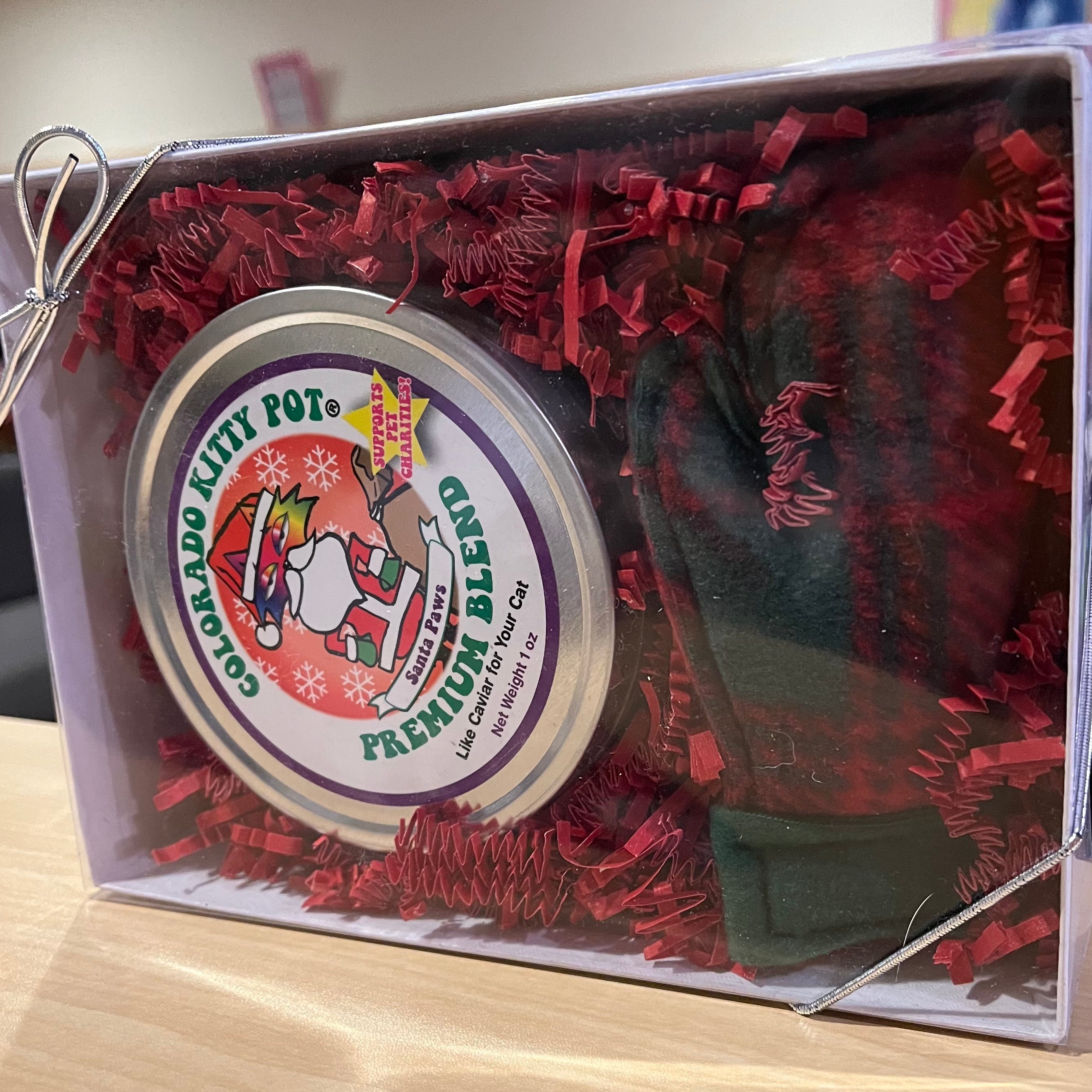 Colorado Kitty Pot Santa Paws Holiday Gift Tin